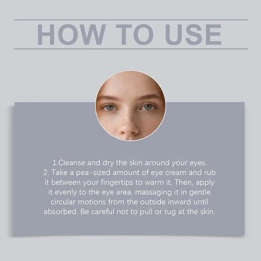 HOYGI Retinol Eye Cream Firming Moisturizing Anti Aging Eyes Serum Lifting Firming Fade Fine Line Remove Dark Circles Essence Macu Kori