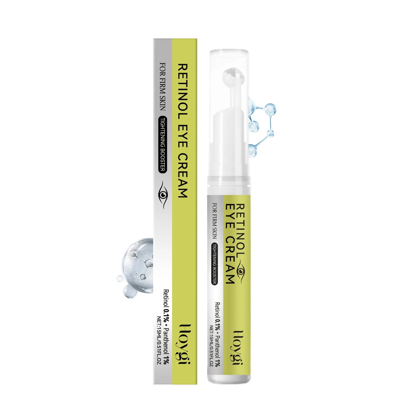 Korean Retinol Shot Tightening Booster Eye Cream Shrinking Dark Circles Anti Wrinkle Firming Enhancer Repair Serum Skin Care