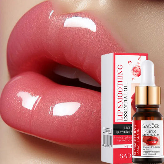 Instant Lip Plumping Essential Oil Long Lasting Volumising Moisturising Sexy Lip Care Fade Fine Lines Lip Gloss Serum Cosmetics