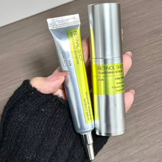 Hot Retinol Shot Eyes Booster Cream Korea Vitamin A Facial Skin Care Serum Elastic Firm Smooth Skin Face Serum Gentle Hydration