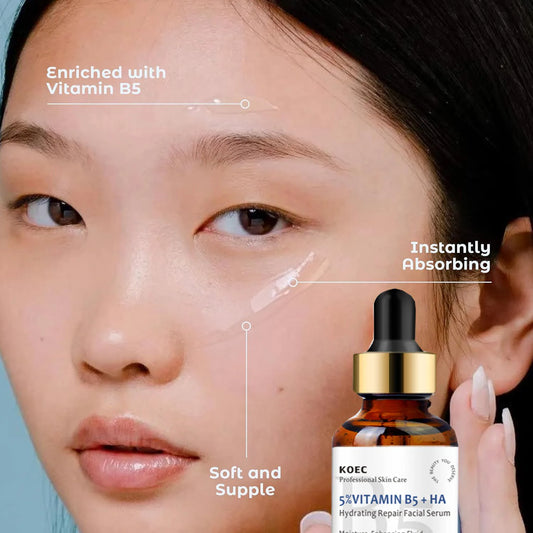 5% Hyaluronic Acid B5 Serum Anti -Wrinkle Face Tightening Fade Fine Line Hydrating for Plumping Anti Age for Face Skin Roughness