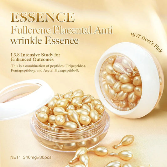 Hyaluronic Acid Capsules Serum Repair Moisturizing Face Serum Anti-Wrinkle Firming Brighten Deeply Nourishes Firming Skin Care