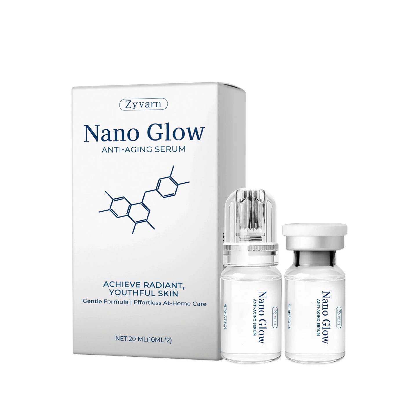 Anti-Aging Microneedle Roller Serum Pore Refining Resurfacing Hydrating Skincare Quick Absorption with Roller Head Essence Macu Kori