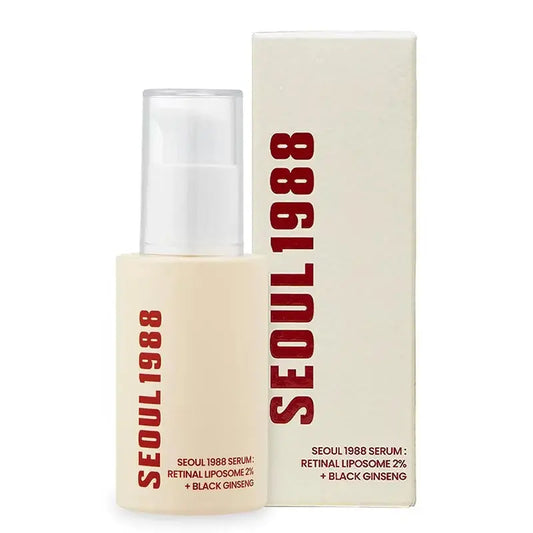 Seoul 1988 Retinol Ginseng Eye & Face Cream Serum Set – Firm, Hydrated, Youthful Skin