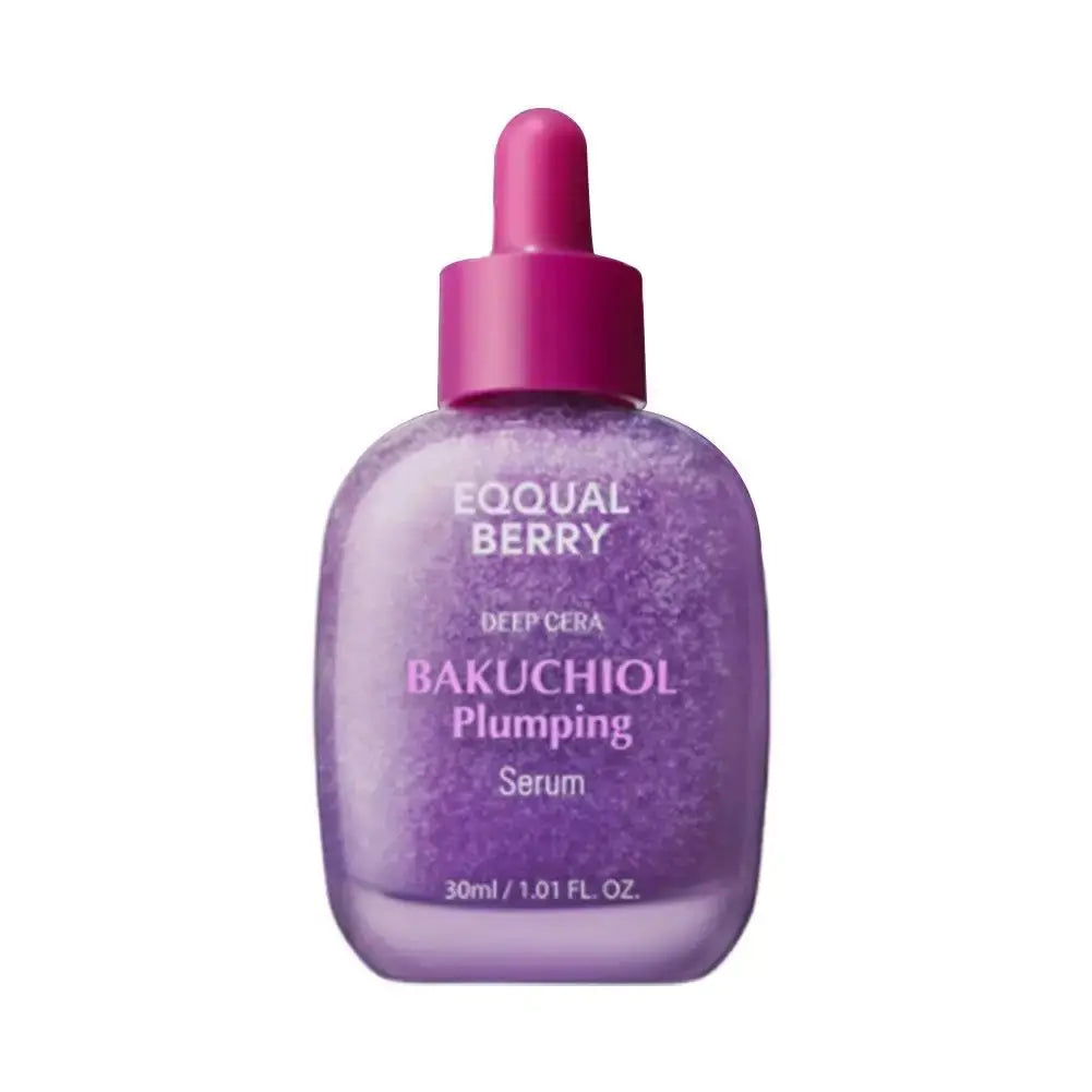 Korean EQQUALBERRY Bakuchiol Plumping Serum - VITAMIN Illuminating Reduces Wrinkles Lifts Skin Moisturizes Brightens Skincare Macu Kori