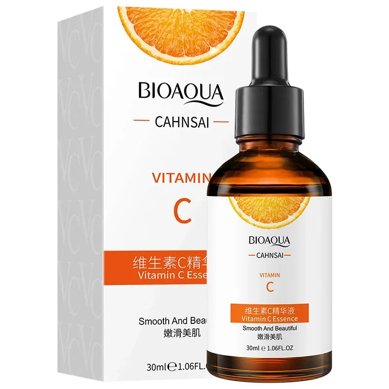 BIOAQUA Vitamin C Serum for Face Moisturizing Brightens Skin Repair Smooth Facial Essence Serum Facial Care Skincare Products