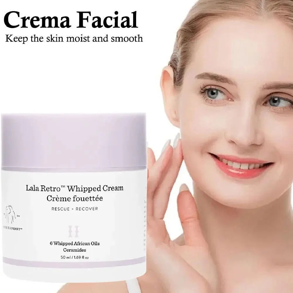 50ml Drunk Elephant Lala Retro Whipped Cream Hydrating Face Peptide Moisturizer Ceramide Skin Barrier Repair For Dry Skin Care