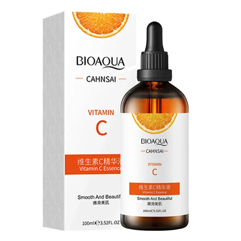 BIOAQUA Vitamin C Serum for Face Moisturizing Brightens Skin Repair Smooth Facial Essence Serum Facial Care Skincare Products