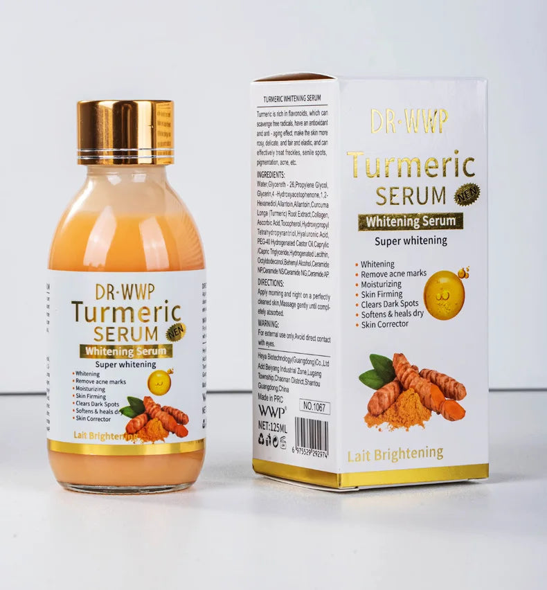 AHA Turmeric Serum Moisturizing Moisturizing Firming Skin Anti-aging Brightening Skin Tone Facial Serum Lotion Arbutin Solution