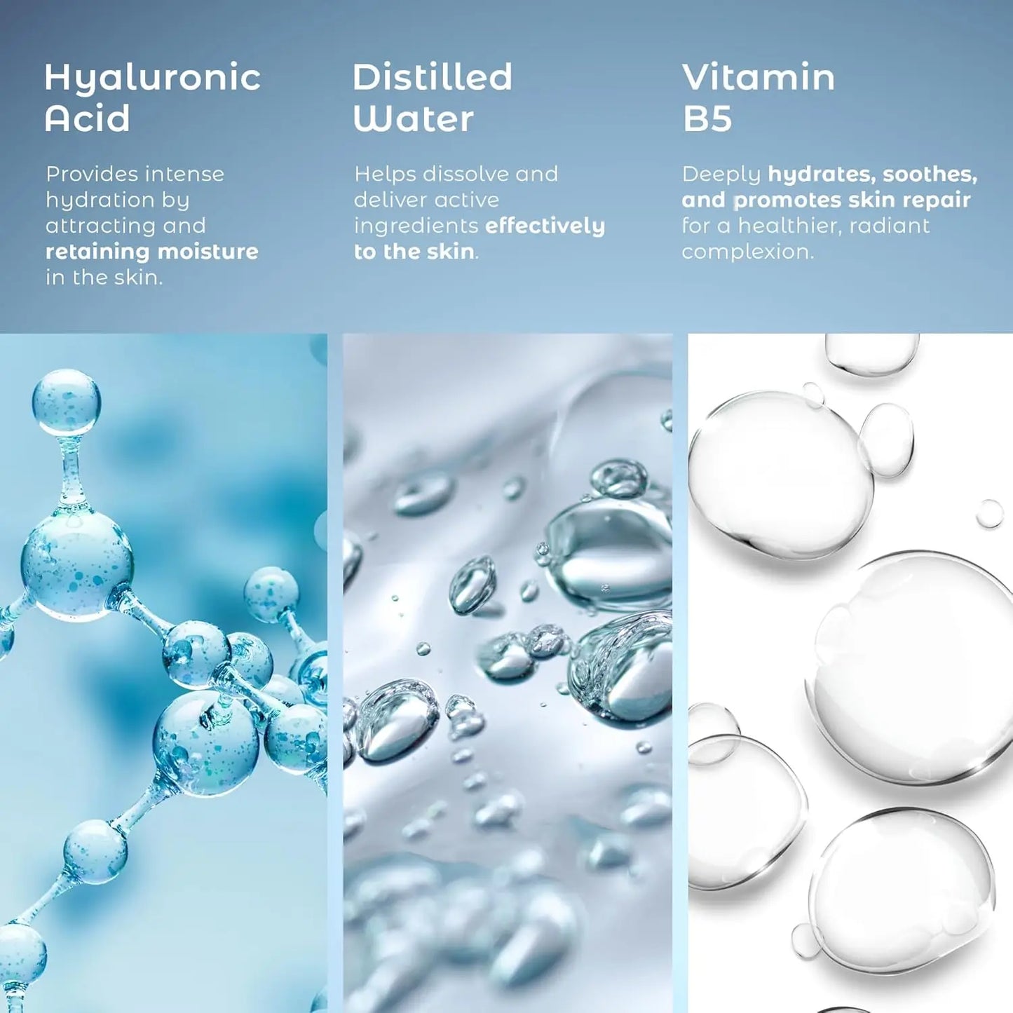 5% Hyaluronic Acid B5 Serum Anti -Wrinkle Face Tightening Fade Fine Line Hydrating for Plumping Anti Age for Face Skin Roughness