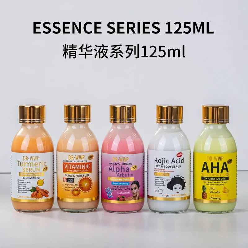 AHA Turmeric Serum Moisturizing Moisturizing Firming Skin Anti-aging Brightening Skin Tone Facial Serum Lotion Arbutin Solution