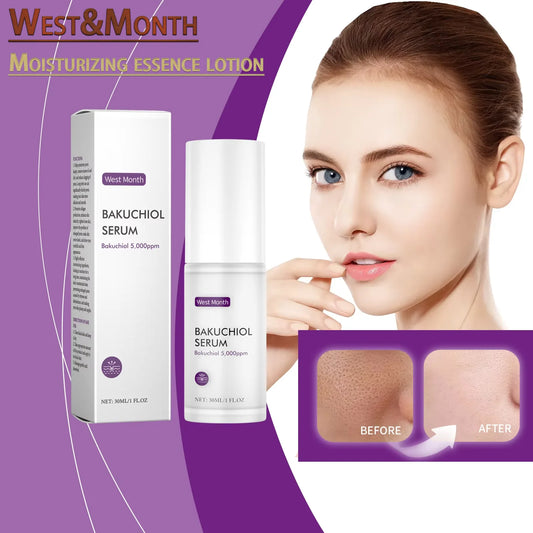 WEST MONTH Bakuchiol Serum for Skin Care - Pore Shrinking & Improved Texture Deep Moisturizer Hydrating Plumpness Enhancer