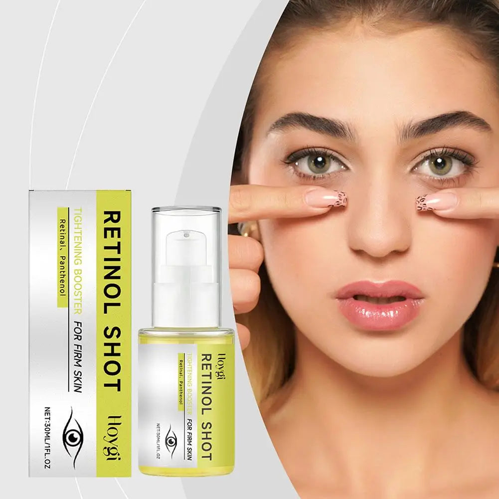 Korean Retinol Shot Tightening Booster Eye Cream Shrinking Dark Circles Anti Wrinkle Firming Enhancer Repair Serum Skin Care