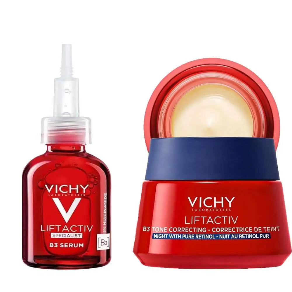 VICHY Facial Serum 16% B3 Rejuvenating Collagen Cream HA Moisturizing Facial Cream Peptide Lifting Anti-Wrinkle Brightening