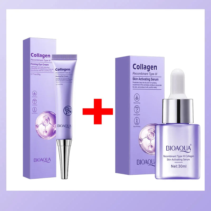 BIOAQUA Collagen Face Serum Moisturizing Anti Wrinkles Anti-Aging Whitening Facial Essence Skin Care Products