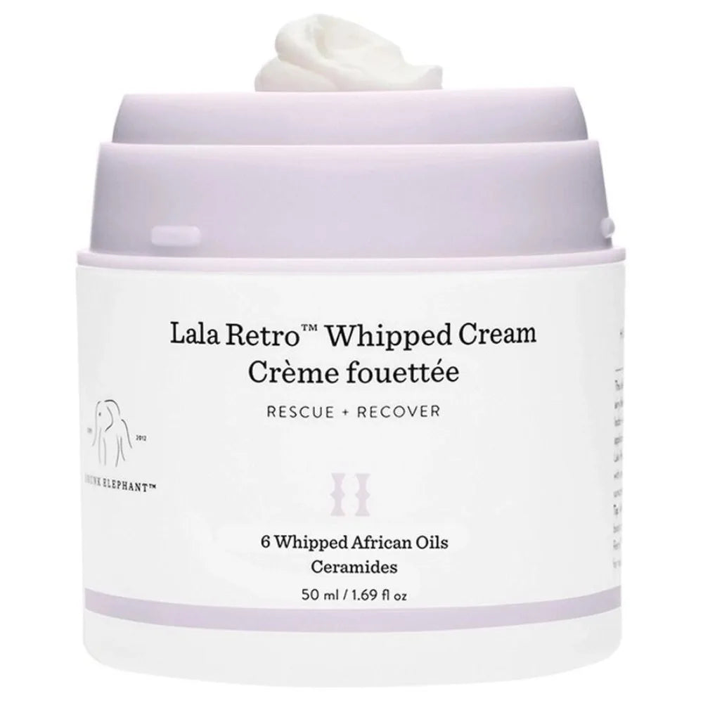50ml Drunk Elephant Lala Retro Whipped Cream Hydrating Face Peptide Moisturizer Ceramide Skin Barrier Repair For Dry Skin Care