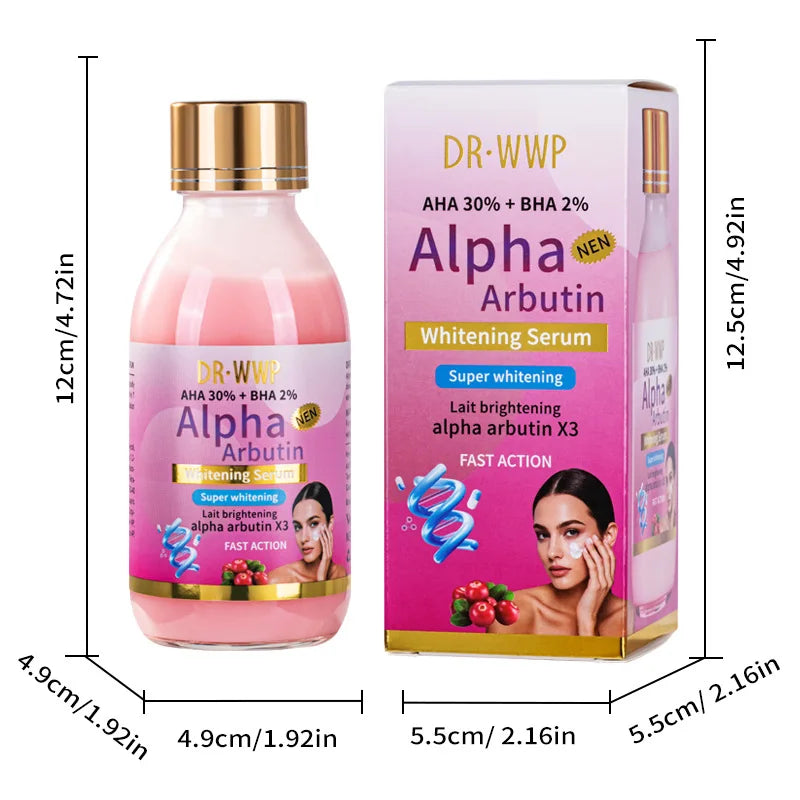 AHA Turmeric Serum Moisturizing Moisturizing Firming Skin Anti-aging Brightening Skin Tone Facial Serum Lotion Arbutin Solution