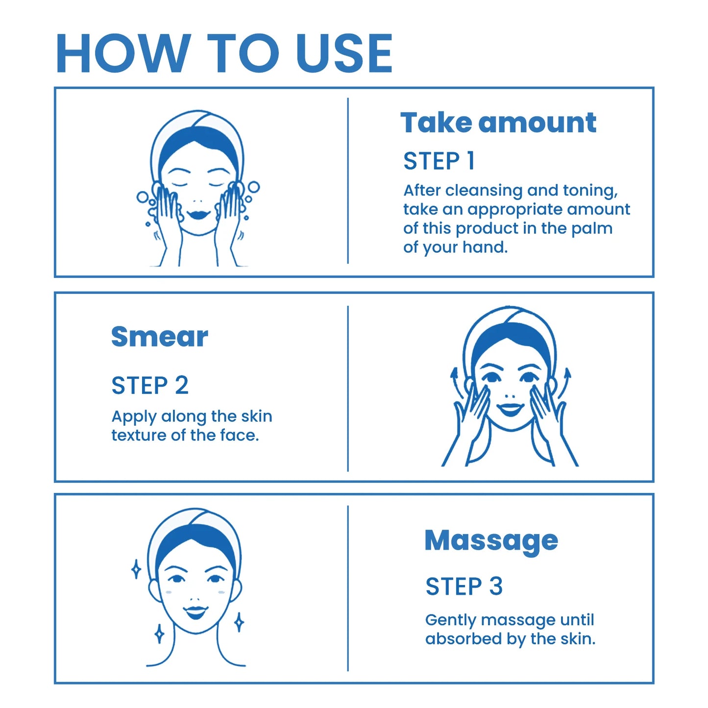 Hoygi Blue Copper Peptide Firming Serum for All Skin Types Collagen Boost Repair Hydrating Fast Absorbing Non-Irritating