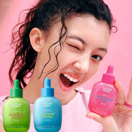 Korean Skincare Bakuchiol Plumping Serum - Hydrating VC Brightening Serum For Fading Acne Scars On The Face