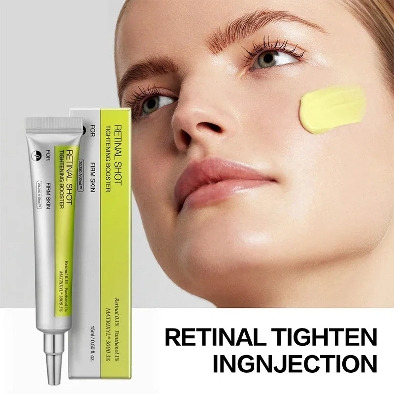 Hot Retinol Shot Eyes Booster Cream Korea Vitamin A Facial Skin Care Serum Elastic Firm Smooth Skin Face Serum Gentle Hydration