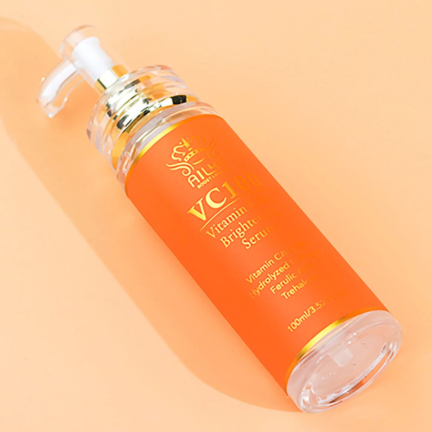 AILKE Brightening Serum, Whitening, Moisturizes, Hydrates, Clean Skin, Reduce Wrinkles, Dark Spots, With Vitamin C, Vitamin E