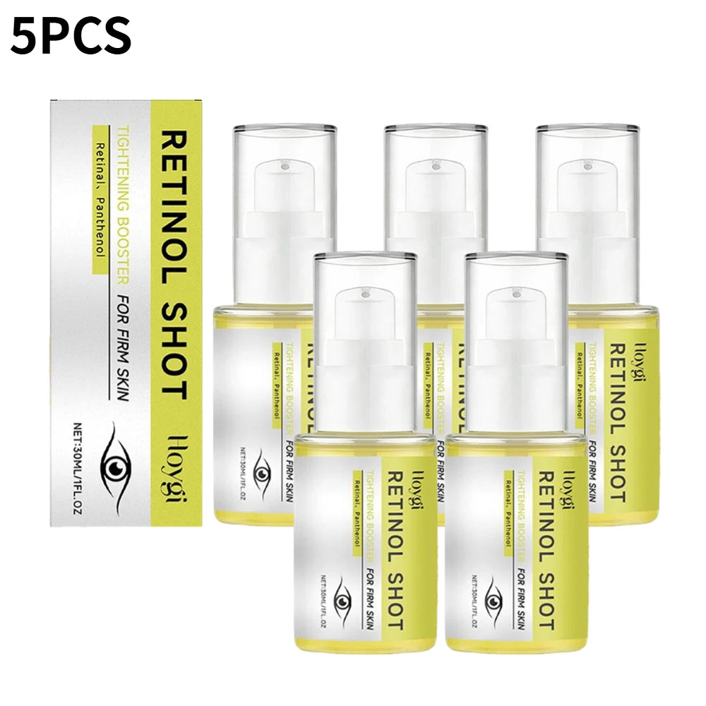 Korean Retinol Shot Tightening Booster Eye Cream Shrinking Dark Circles Anti Wrinkle Firming Enhancer Repair Serum Skin Care