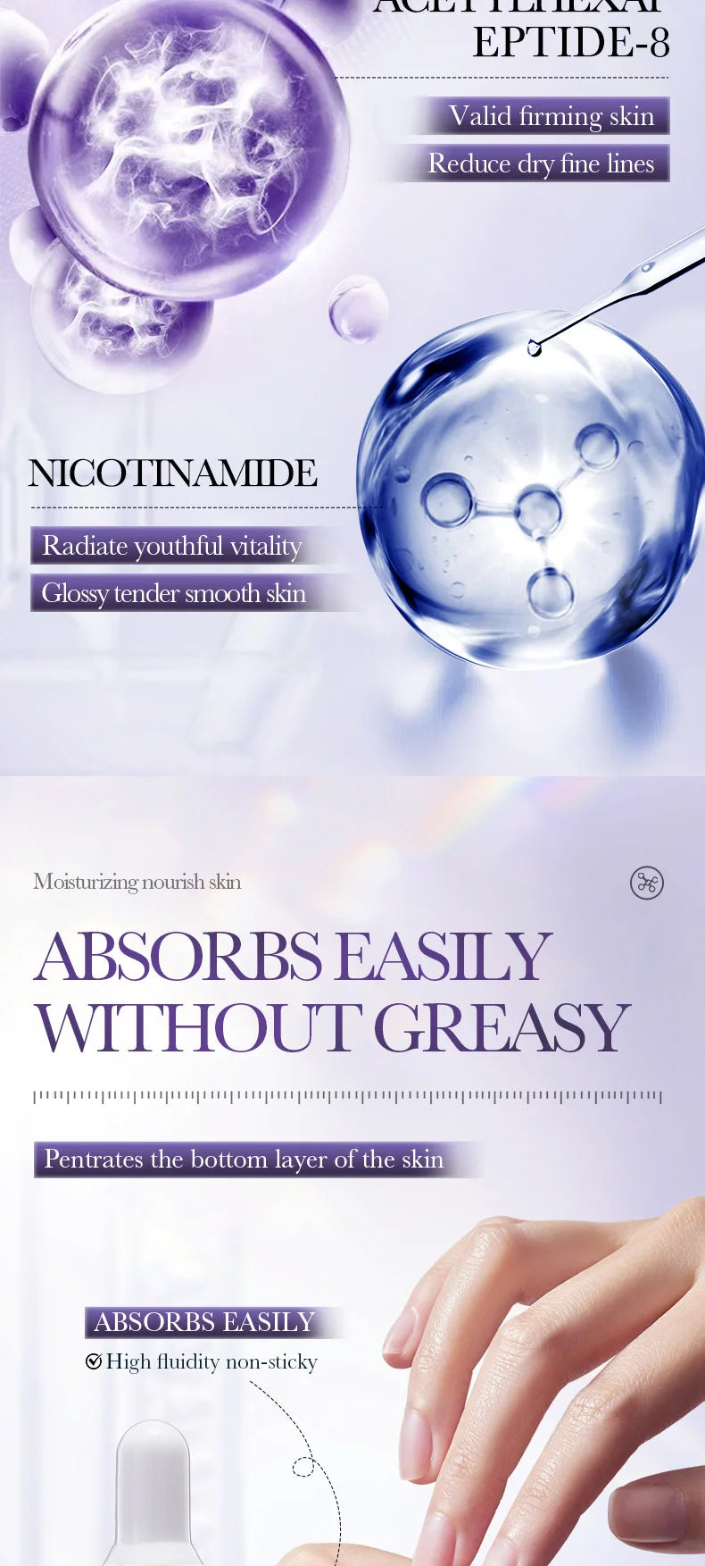 BIOAQUA Collagen Face Serum Moisturizing Anti Wrinkles Anti-Aging Whitening Facial Essence Skin Care Products