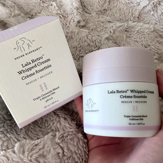 50ml Drunk Elephant Lala Retro Whipped Cream Hydrating Face Peptide Moisturizer Ceramide Skin Barrier Repair For Dry Skin Care