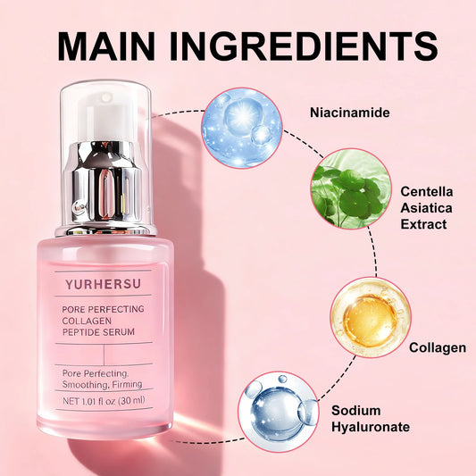 Collagen Peptides Wrinkle Remover Face Serum Lifting Firming Fade Fine Lines Anti-aging Essence Brighten Nourish Skin Care