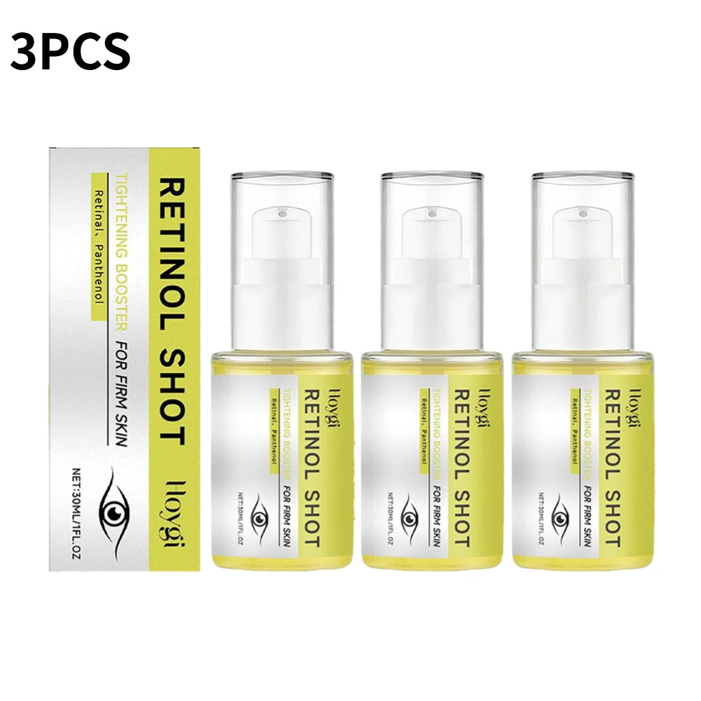 Korean Retinol Shot Tightening Booster Eye Cream Shrinking Dark Circles Anti Wrinkle Firming Enhancer Repair Serum Skin Care