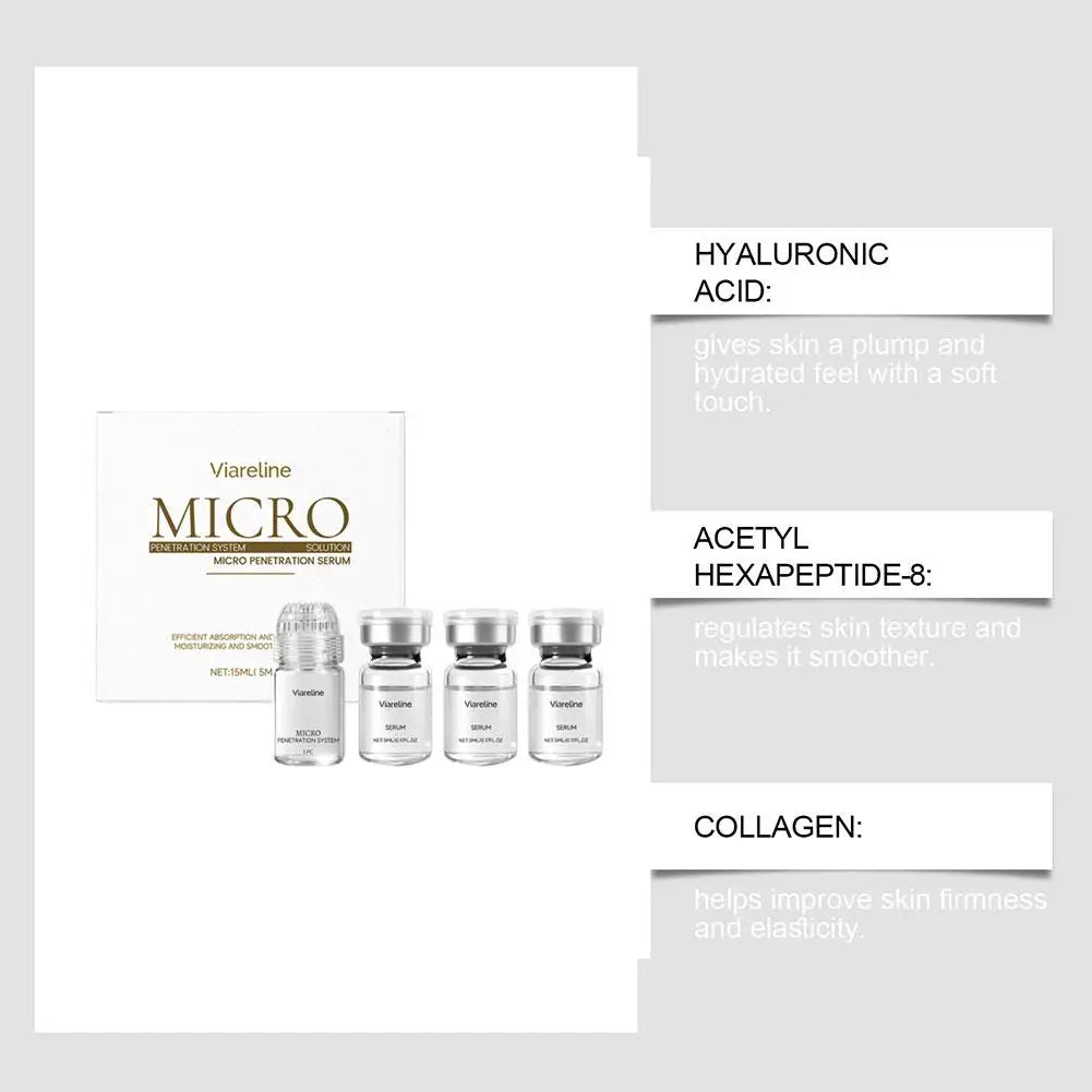 15ml Multi-dimensional Hydration Improves Skin Tone Micro-Penetration System Serum Refreshing Deep Moisturizing Facial Essence