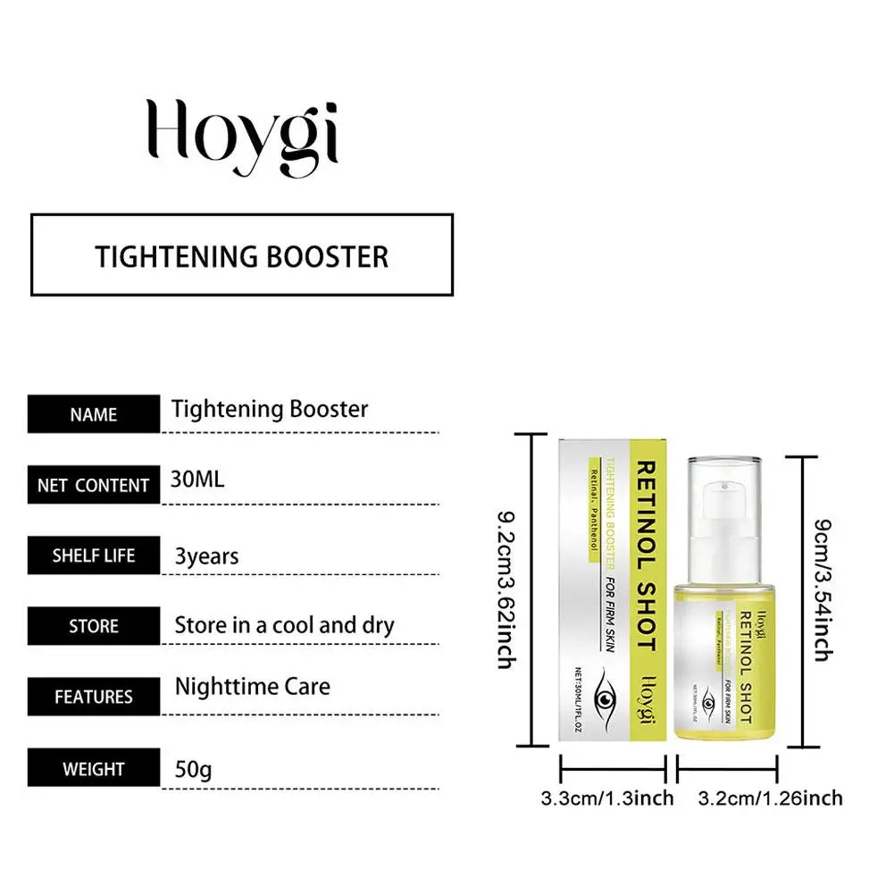 Korean Retinol Shot Tightening Booster Eye Cream Shrinking Dark Circles Anti Wrinkle Firming Enhancer Repair Serum Skin Care
