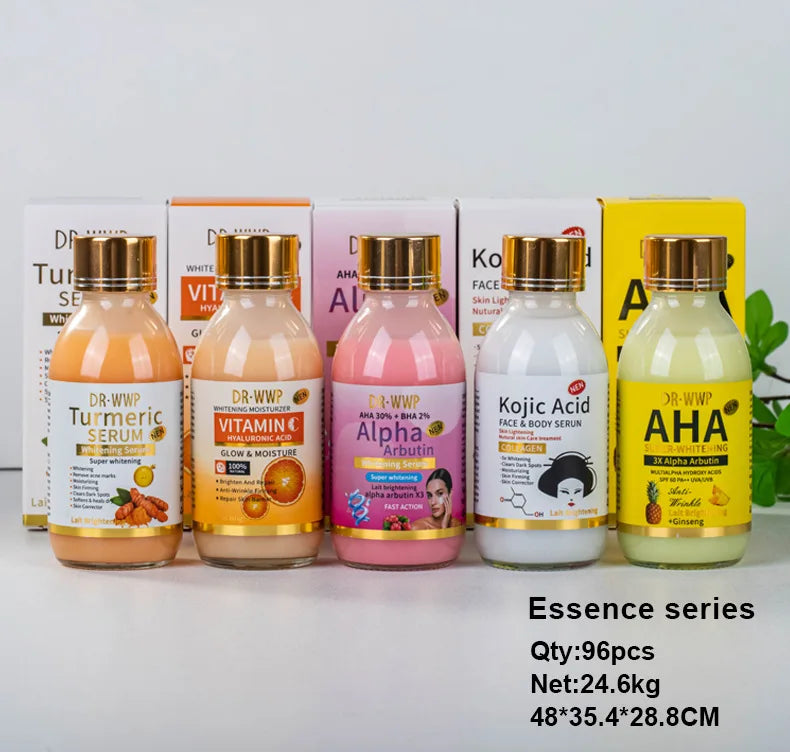 AHA Turmeric Serum Moisturizing Moisturizing Firming Skin Anti-aging Brightening Skin Tone Facial Serum Lotion Arbutin Solution