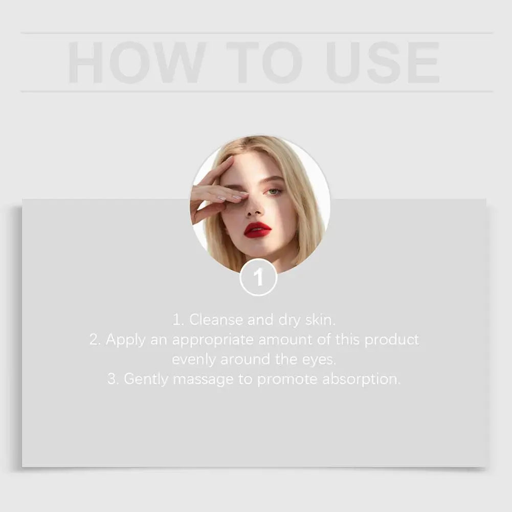 Korean Retinol Shot Tightening Booster Eye Cream Shrinking Dark Circles Anti Wrinkle Firming Enhancer Repair Serum Skin Care