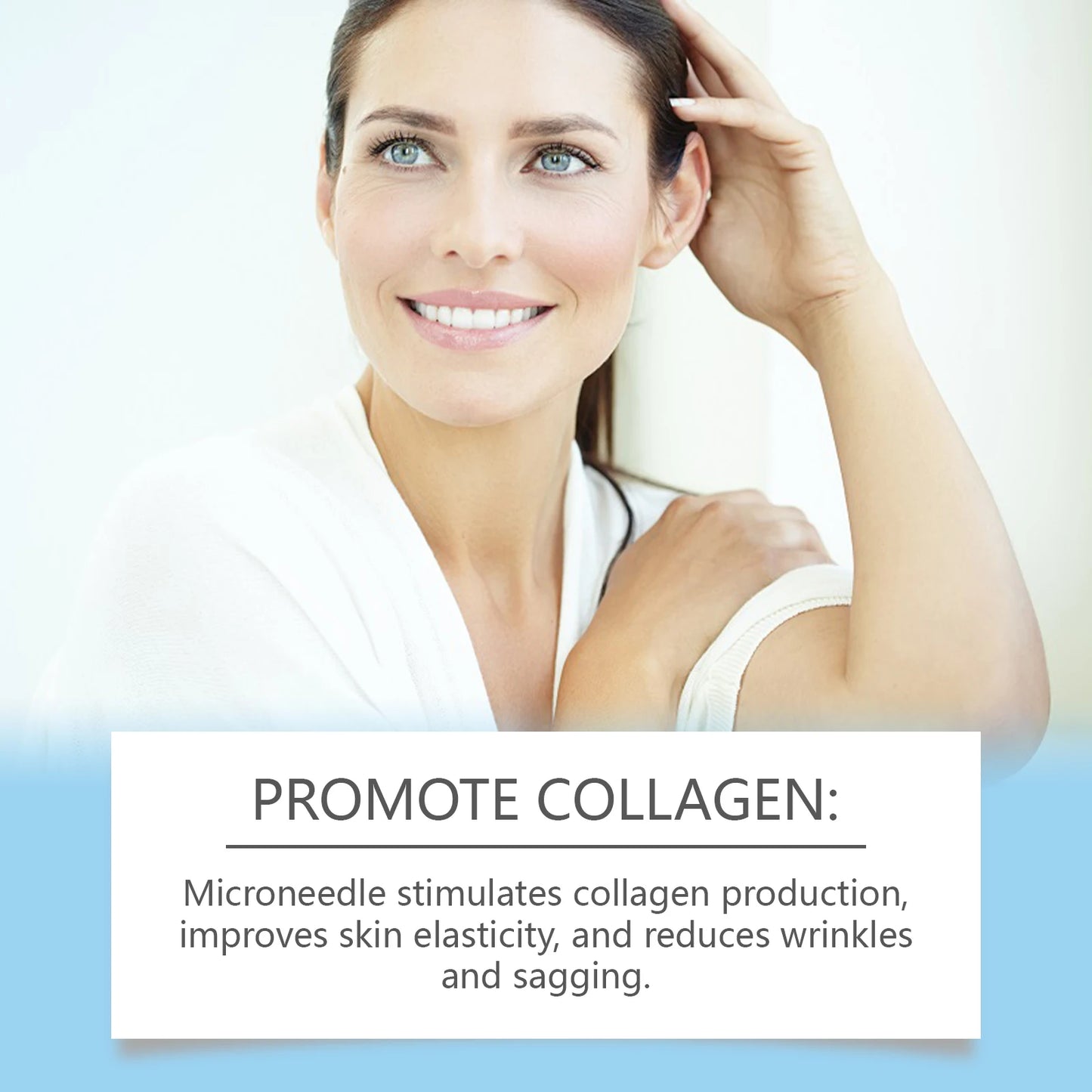 Hyaluronic Acid Roll-On Serum Lightweight Hydrating Firming Collagen Skin Care for Dry Dehydrated Skin Non-greasy Moisturizing