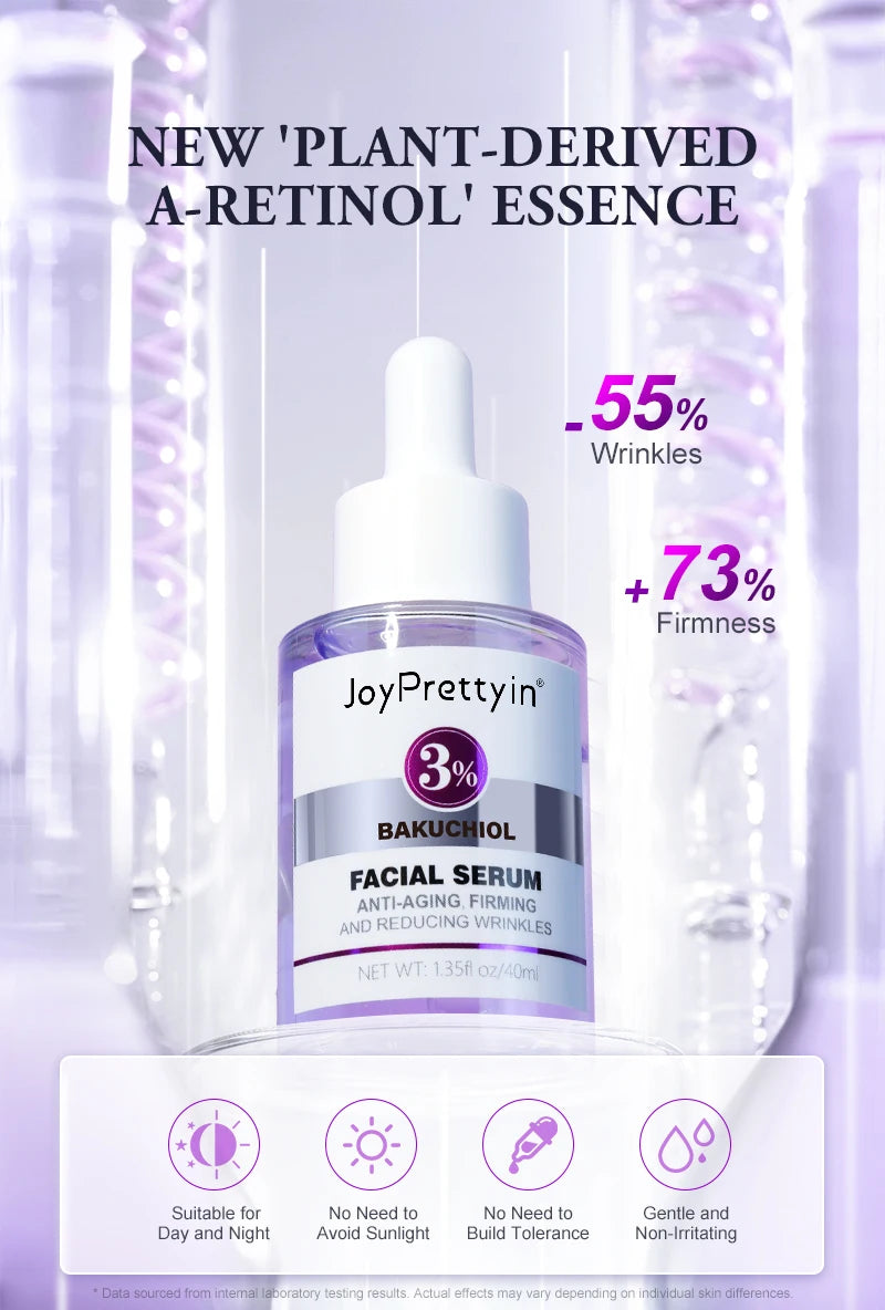 Retinol Serum Facial Wrinkle Anti-Aging Collagen Hyaluronic Skin Smoothing Tightening  Rejuvenation Brighten Essence Face Care