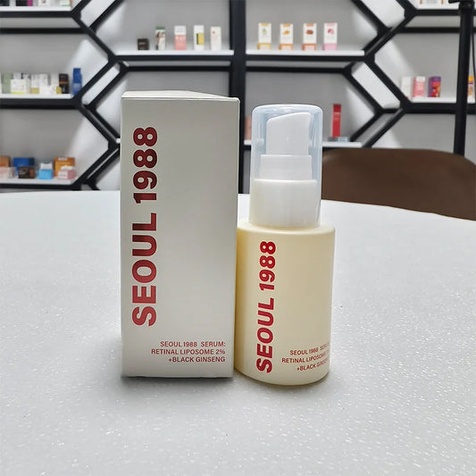 Seoul 1988 Serum Retinal Liposome 2% Black Ginseng Facial Essence Improve Closed Comedones Brighten Moisturize Koreacare Essence