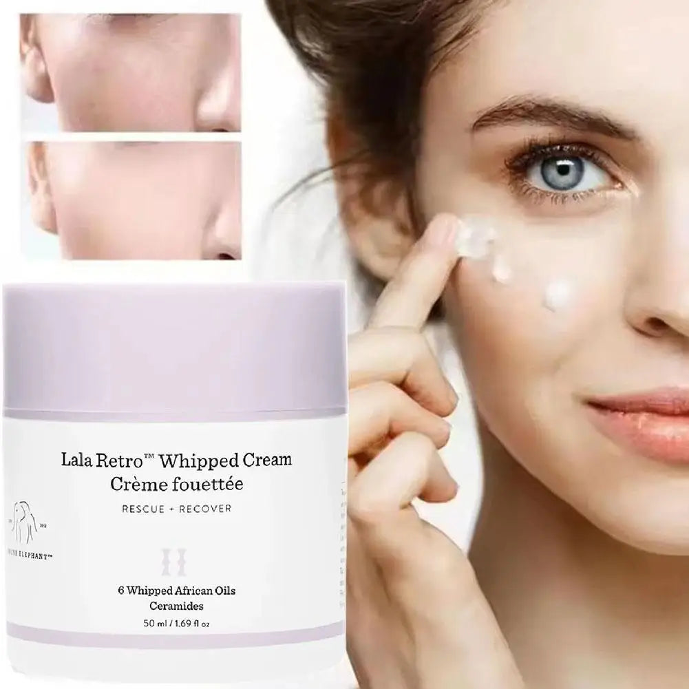 50ml Drunk Elephant Lala Retro Whipped Cream Hydrating Face Peptide Moisturizer Ceramide Skin Barrier Repair For Dry Skin Care