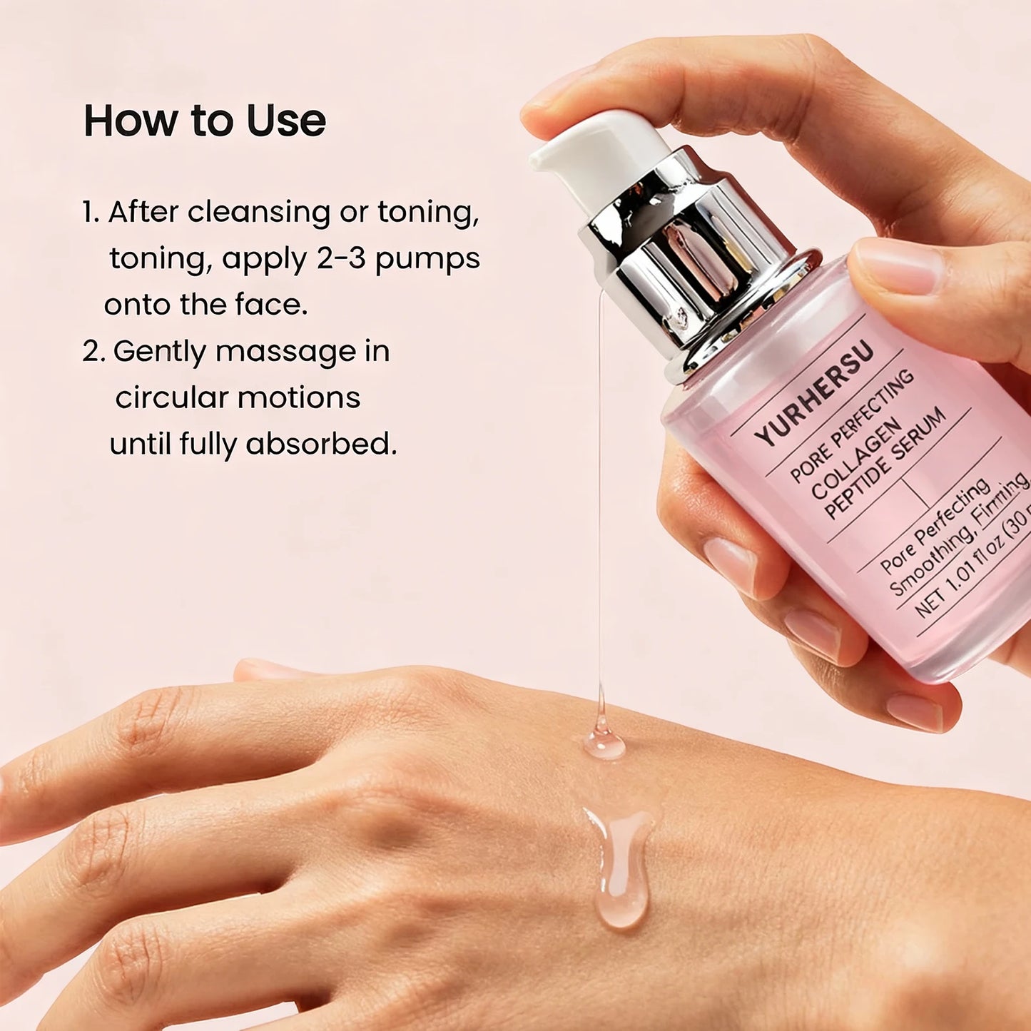 Collagen Peptides Wrinkle Remover Face Serum Lifting Firming Fade Fine Lines Anti-aging Essence Brighten Nourish Skin Care