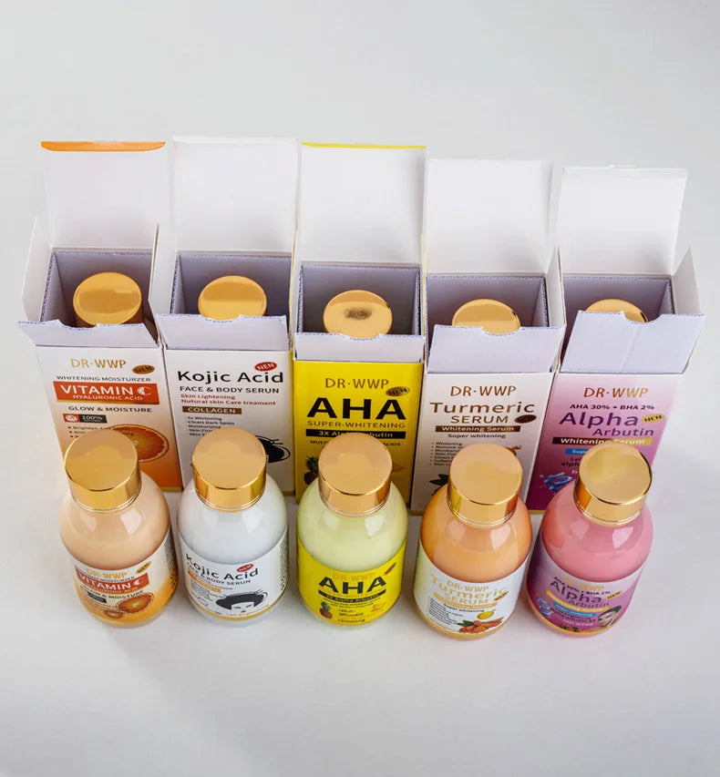 AHA Turmeric Serum Moisturizing Moisturizing Firming Skin Anti-aging Brightening Skin Tone Facial Serum Lotion Arbutin Solution