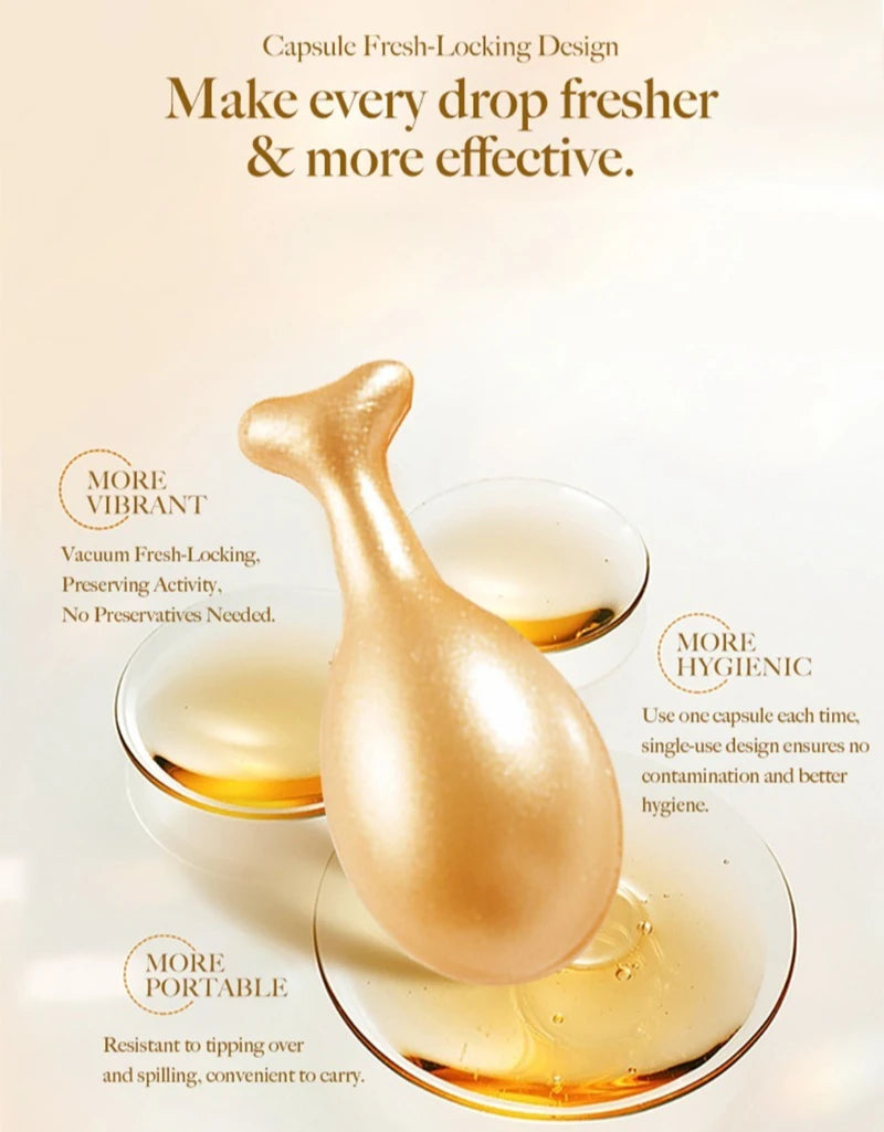 Hyaluronic Acid Capsules Serum Repair Moisturizing Face Serum Anti-Wrinkle Firming Brighten Deeply Nourishes Firming  Skin Care