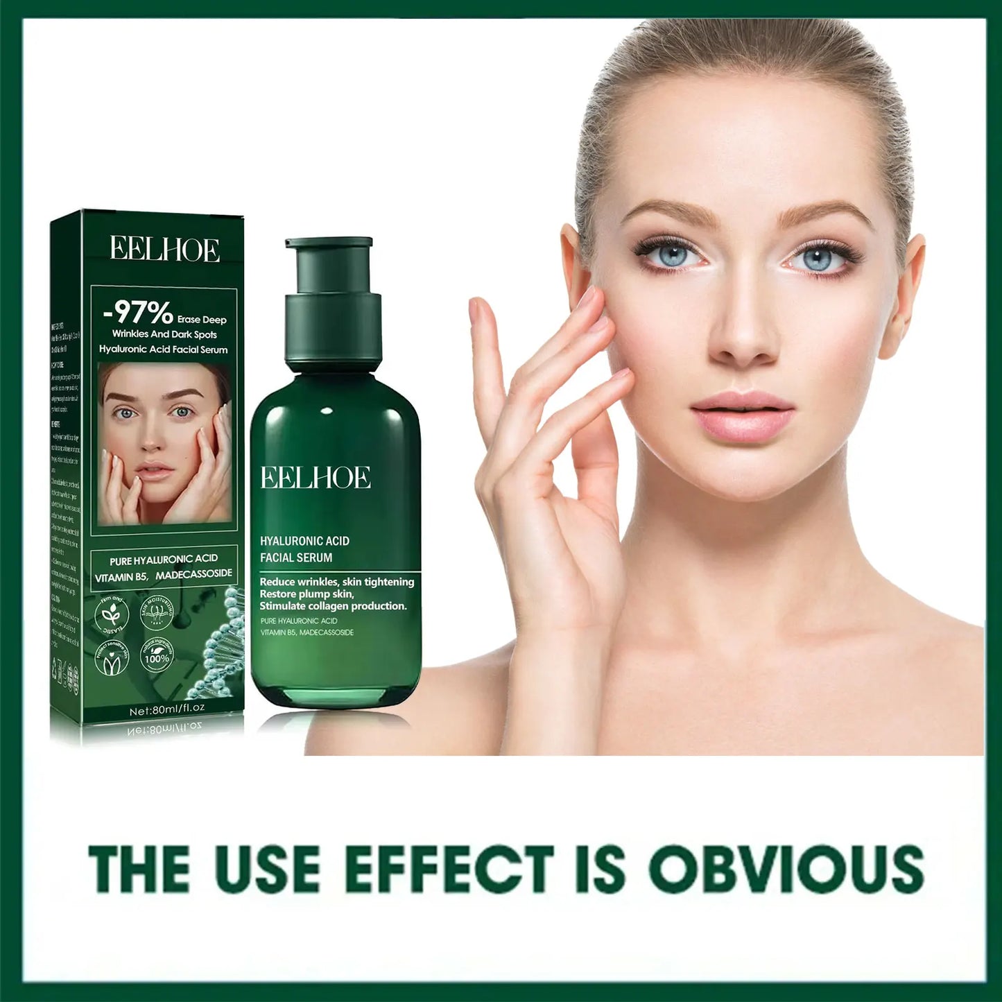 Hyaluronic Acid Serum for Face Lifting Firming Skin Care Essence Anti Wrinkles Facial Anti Aging Moisturizing Dark Spots Remover