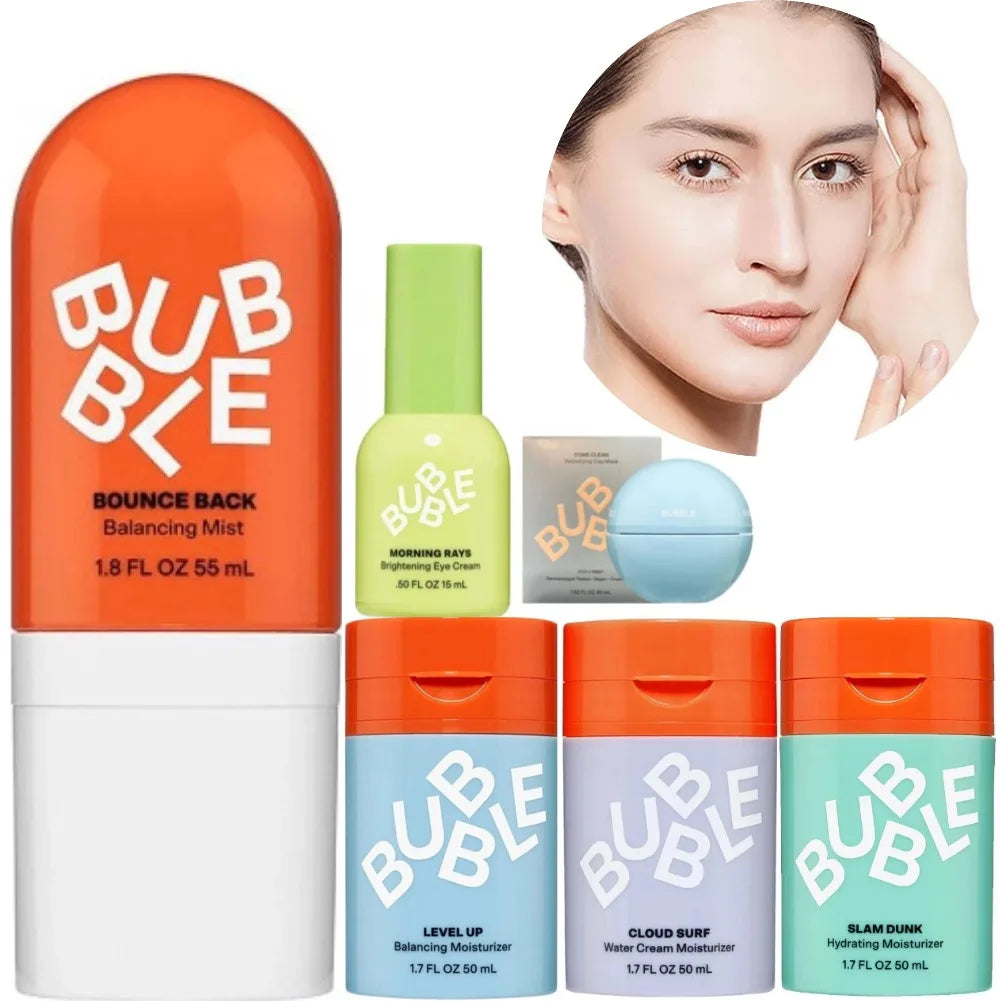 Bubble Oil Control Balanced Face Cream Instant Soothing & Moisturizing Makeup Setting Spray Moisture Quenching Cream Skin Care