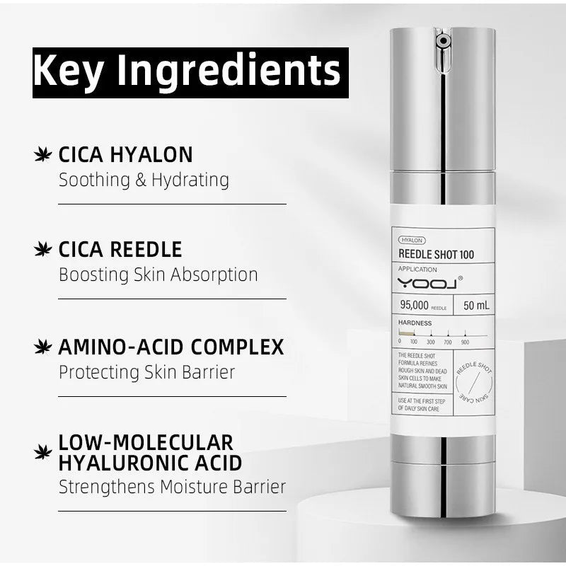 Korean Microneedle Essence Desalination Fine Lines Spots Collagen Solution Reverse Aging Recombinant Improves Rough Texture 50ml