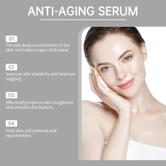 Hyaluronic Acid Essence Skin Care Roller Set Tightening Massage Facial Skin Smoothing Nourishing Improve Rough & Matte Skin