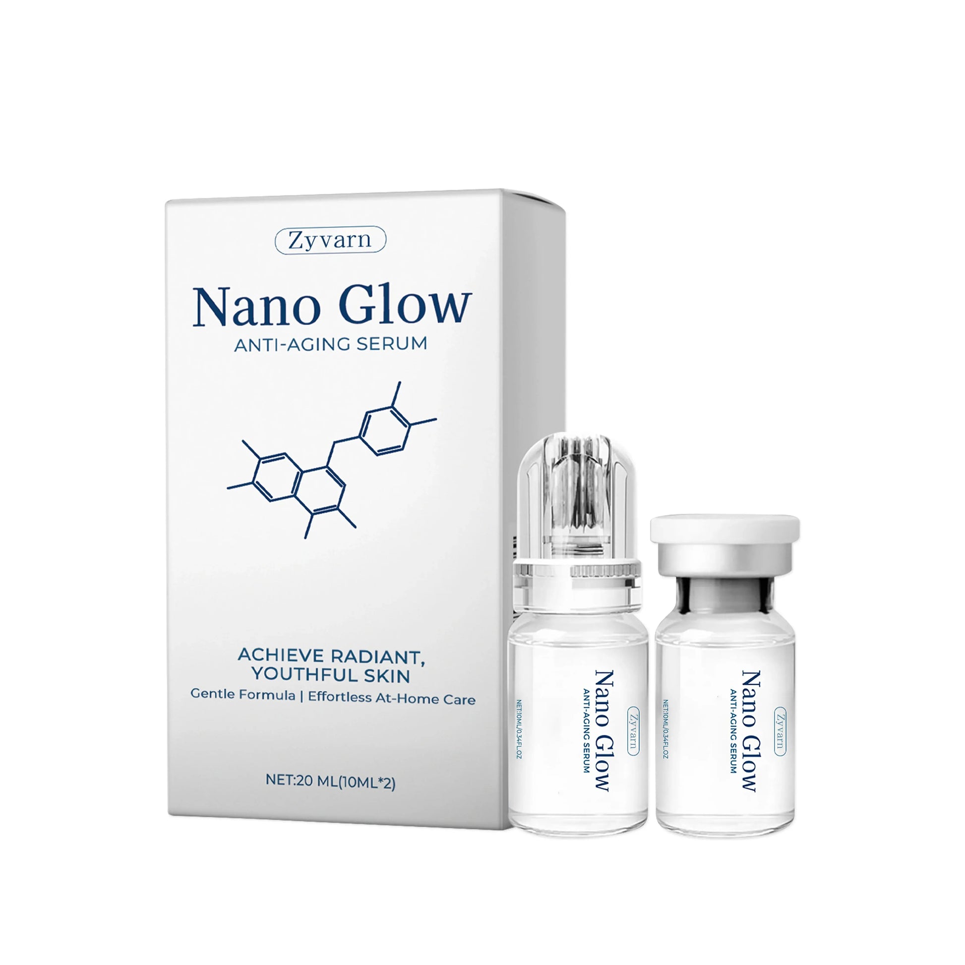 Anti-Aging Microneedle Roller Serum Pore Refining Resurfacing Hydrating Skincare Quick Absorption with Roller Head Essence Macu Kori