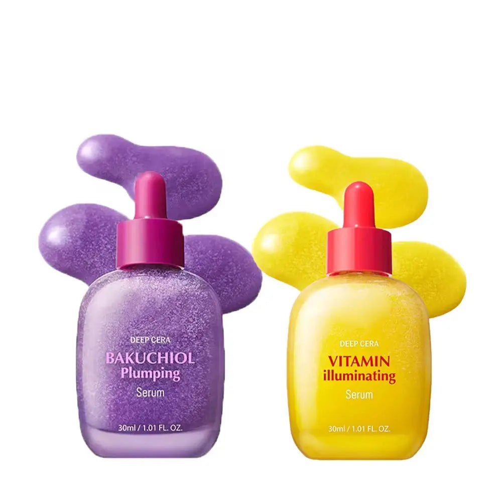 Korean EQQUALBERRY Bakuchiol Plumping Serum - VITAMIN Illuminating Reduces Wrinkles Lifts Skin Moisturizes Brightens Skincare Macu Kori
